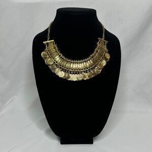 Gold Coin Fashion Jewelry Necklace